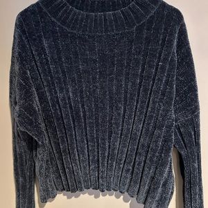 Chunky chenille grey sweater